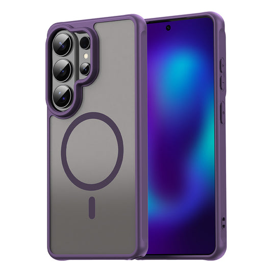 MagSafe hoesje voor Samsung Galaxy S26 Ultra, Techsuit, HaloFrost II, Paars