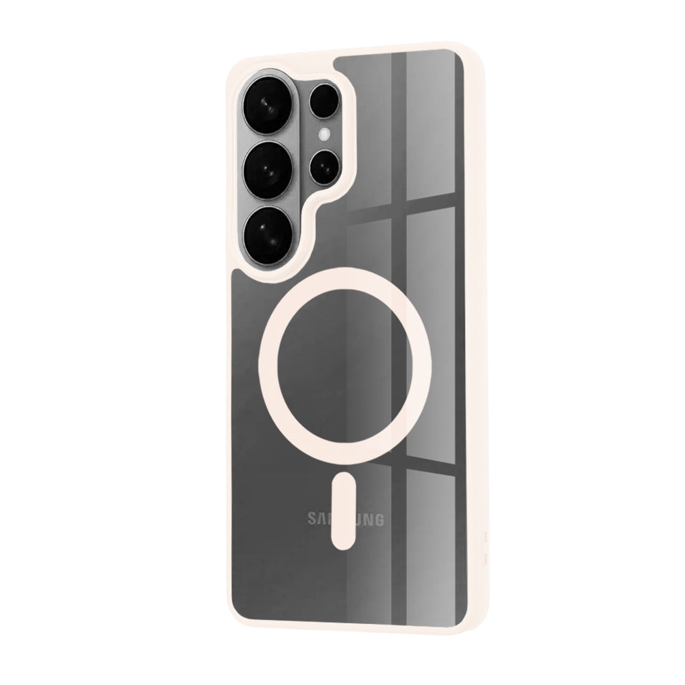 MagSafe hoesje voor Samsung Galaxy S26 Ultra, Techsuit, Pro, Roze