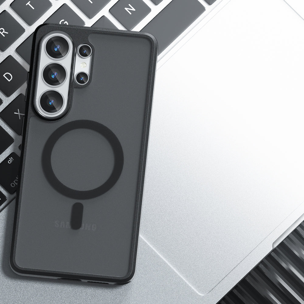 MagSafe hoes voor Samsung Galaxy S26 Ultra, Techsuit, PureFrost, Satijnzwart