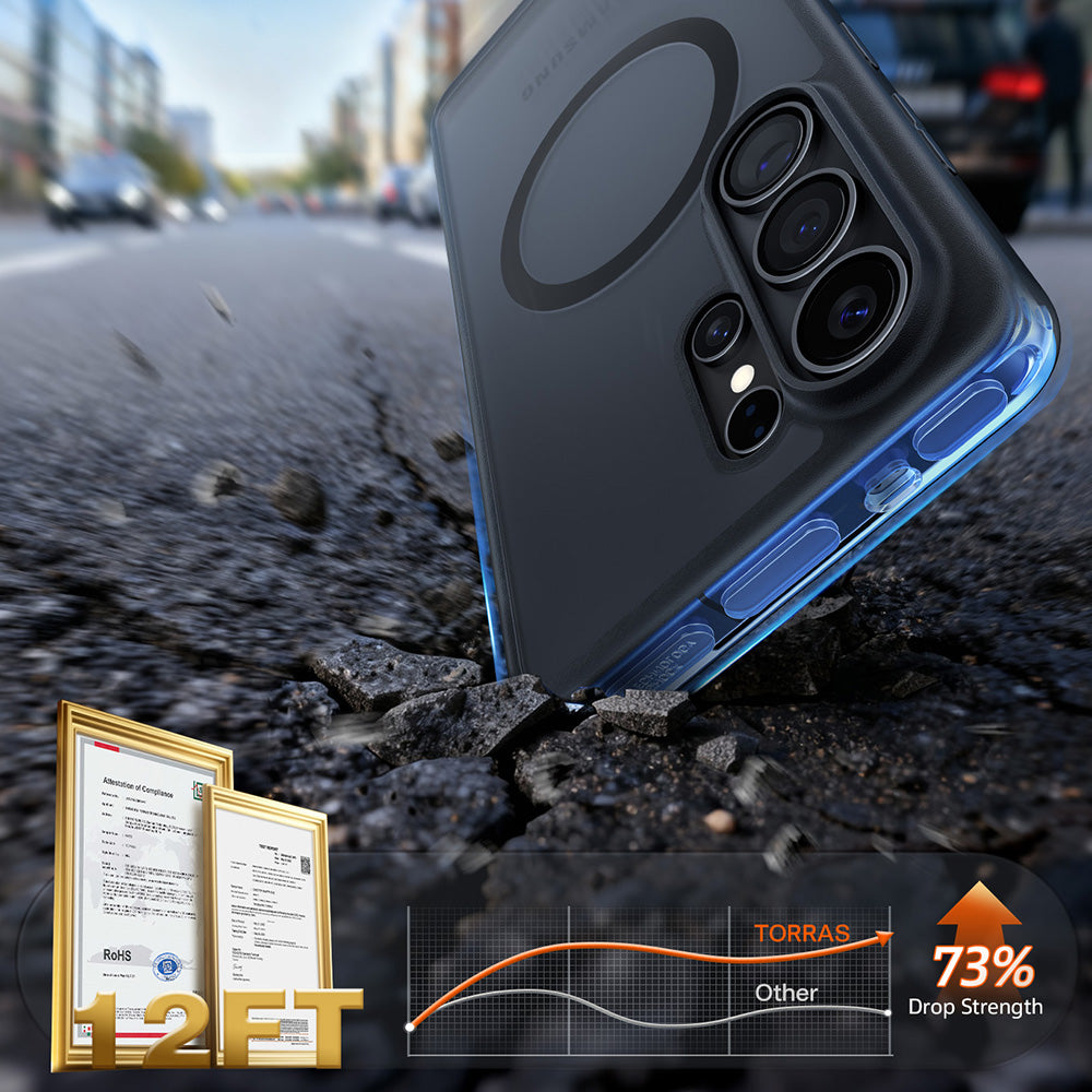 MagSafe hoes voor Samsung Galaxy S26 Ultra, Torras, Guardian, Zwart