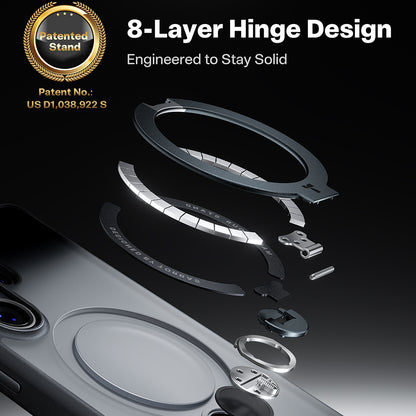 MagSafe hoes voor Samsung Galaxy S26 Ultra, Torras, Ostand Spin, Zwart