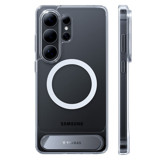 MagSafe Case for Samsung Galaxy S26 Ultra, Torras, Pstand, Transparent