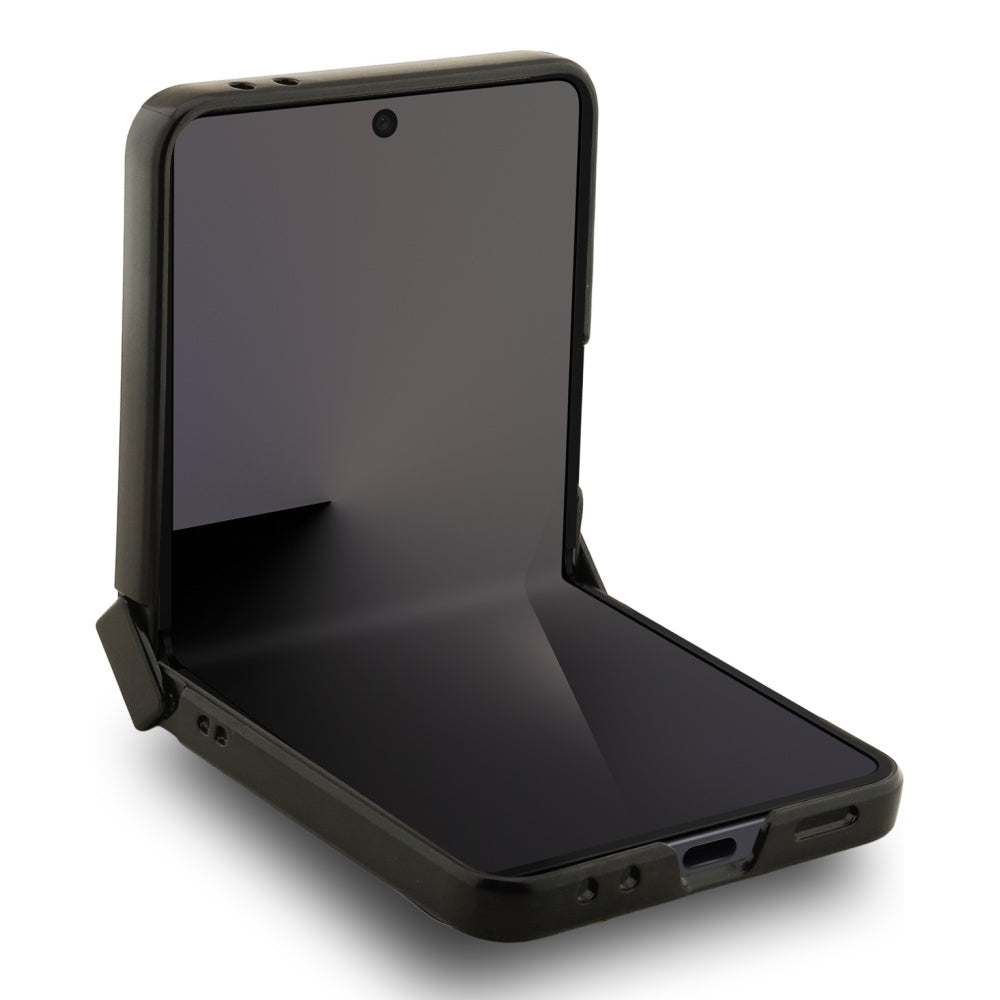 MagSafe hoes voor Samsung Galaxy Z Flip7 F766, Karl Lagerfeld, Karl & Choupette Pins, Zwart