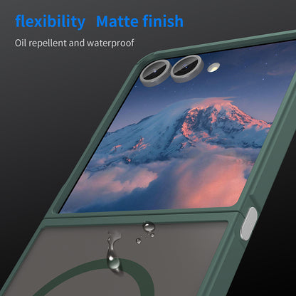 MagSafe-hoes voor Samsung Galaxy Z Flip7 F766, Techsuit, HaloFrost II, Groen