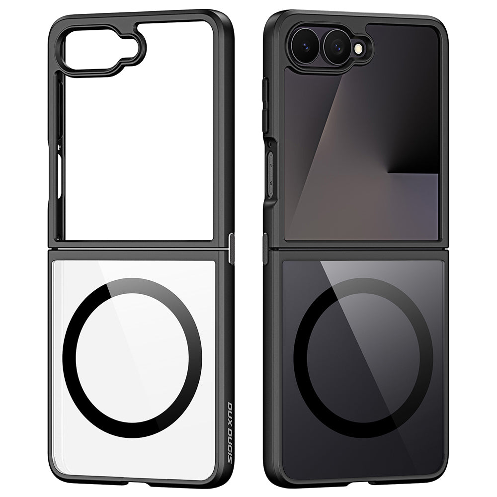 MagSafe-hoesje voor Samsung Galaxy Z Flip8 F776, DUX DUCIS, Aimo, Zwart