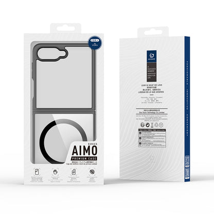 MagSafe-hoesje voor Samsung Galaxy Z Flip8 F776, DUX DUCIS, Aimo, Zwart