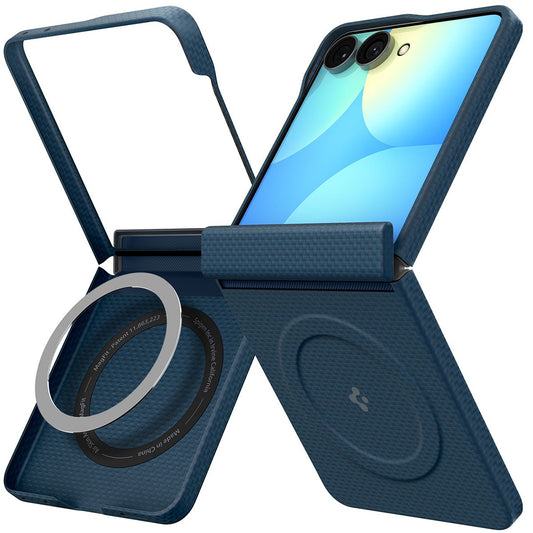 MagSafe-hoes voor Samsung Galaxy Z Flip8 F776, Spigen, Air Skin, Marineblauw ACS11514
