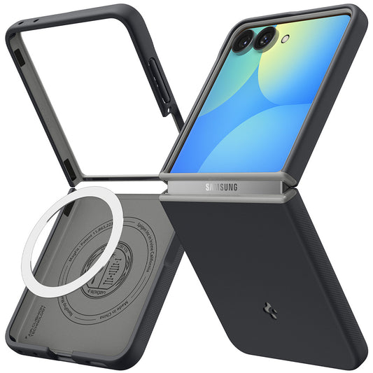 MagSafe-hoesje voor Samsung Galaxy Z Flip8 F776, Spigen, Caseology Nano Pop, Zwart ACS11523