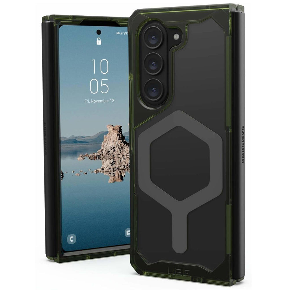 MagSafe-hoes voor Samsung Galaxy Z Fold5 F946, Urban Armor Gear, Plyo Pro, Groen Grijs