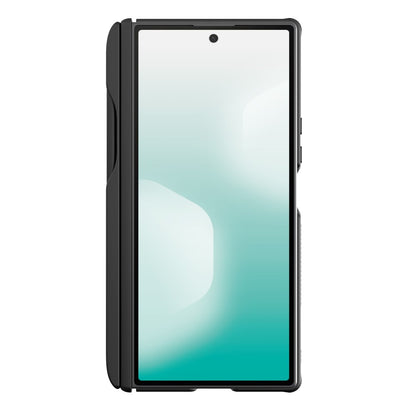 MagSafe-hoes voor Samsung Galaxy Z Fold7 F966, Nillkin, CarboProp met transparante zwarte lenskap en S-Pen-houder, zwart