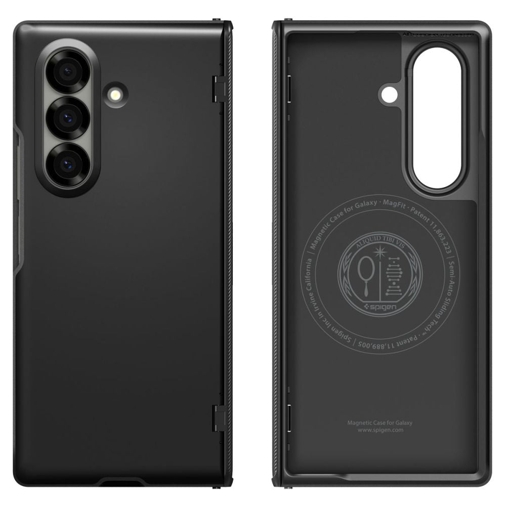 MagSafe Case for Samsung Galaxy Z Fold7 F966, Spigen, Slim Armor Pro, Black