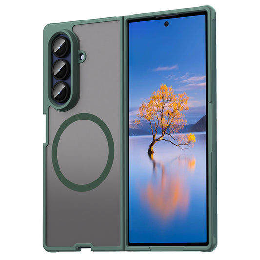 MagSafe-hoes voor Samsung Galaxy Z Fold7 F966, Techsuit, HaloFrost II, Groen