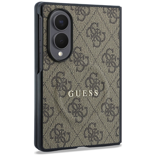 MagSafe-hoes voor Samsung Galaxy Z Fold8 F971, Guess, 4G Leather Classic, Bruin