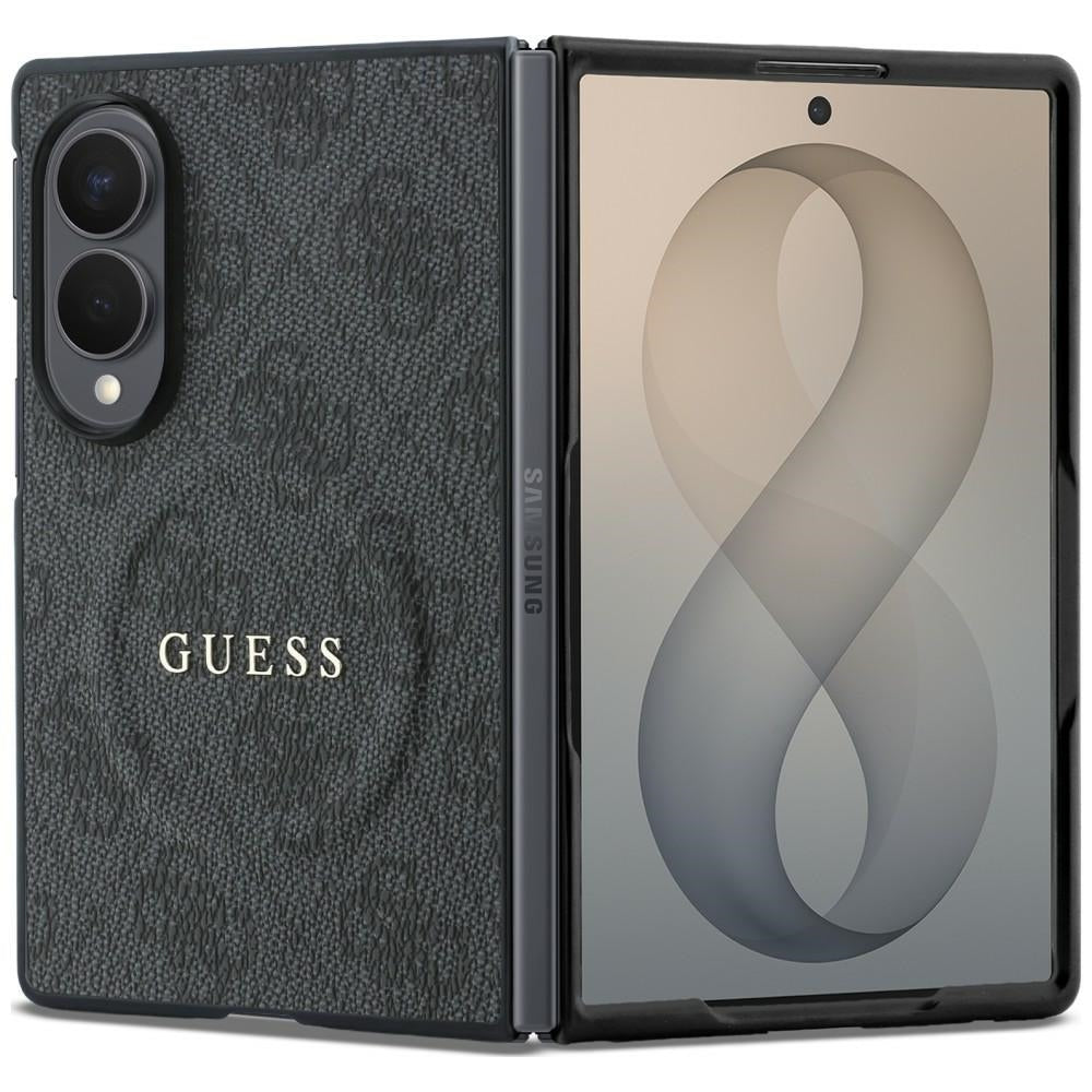 MagSafe-hoes voor Samsung Galaxy Z Fold8 F971, Guess, 4G Leather Classic, Zwart