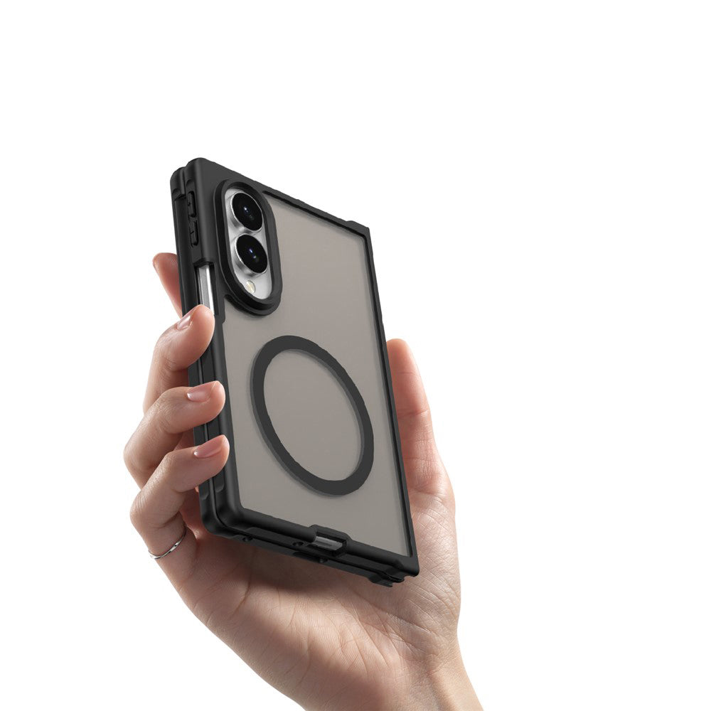 MagSafe-hoes voor Samsung Galaxy Z Fold8 F971, Techsuit, HaloFrost II, Zwart
