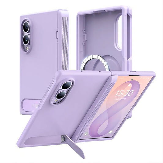 MagSafe-hoes voor Samsung Galaxy Z Fold8 F971, Torras, Ostand L1 Guardian, Lichtpaars