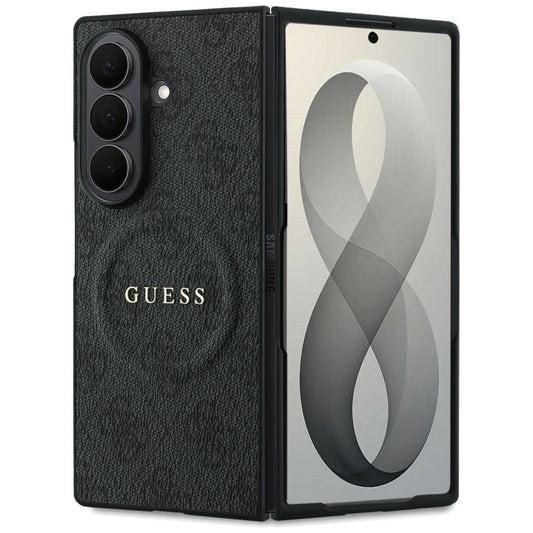 MagSafe-hoes voor Samsung Galaxy Z Fold8 Ultra F976, Guess, 4G Leather Classic, Zwart