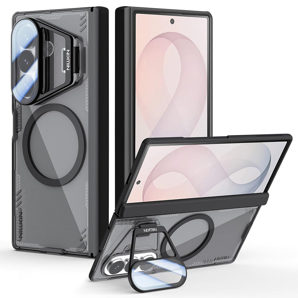 MagSafe-hoes voor Samsung Galaxy Z Fold8 Ultra F976, Nillkin, Iceblade Prop met camerauitsparing, zwart