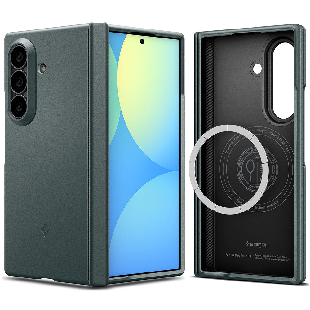 MagSafe-hoesje voor Samsung Galaxy Z Fold8 Ultra F976, Spigen, Air Fit Pro, Groen ACS11493