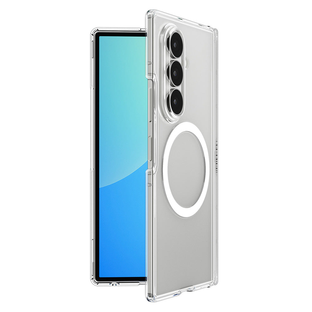 MagSafe-hoes voor Samsung Galaxy Z Fold8 Ultra F976, Spigen, Ultra Hybrid Pro, Transparant Wit ACS11506