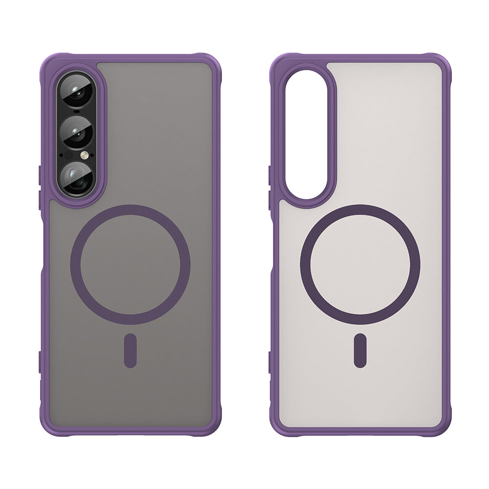 MagSafe-hoes voor Sony Xperia 1 VII, Techsuit, HaloFrost II, Paars