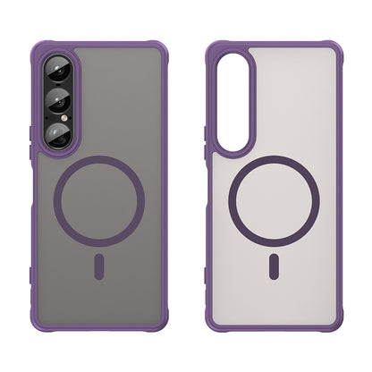 MagSafe-hoes voor Sony Xperia 1 VII, Techsuit, HaloFrost II, Paars