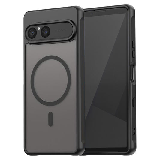 MagSafe hoes voor Sony Xperia 10 VII, Techsuit, HaloFrost II, Zwart