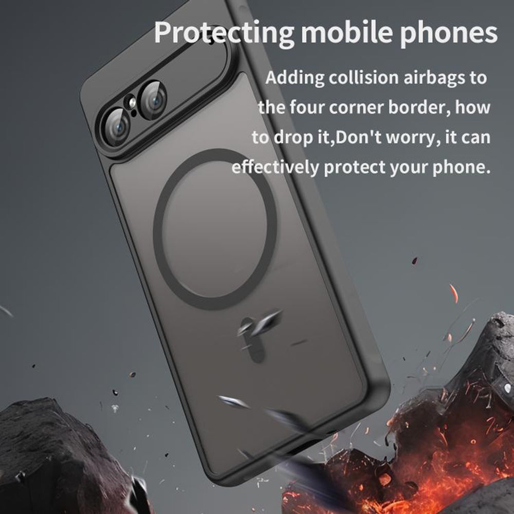 MagSafe Case for Sony Xperia 10 VII, Techsuit, HaloFrost II, Black