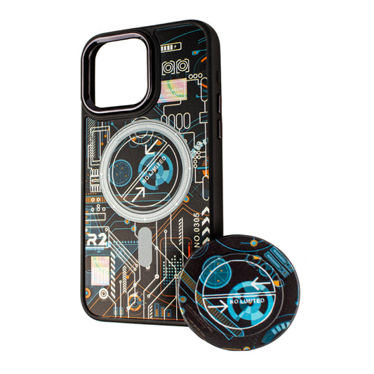 MagSafe-hoes voor Xiaomi Redmi 10A / 9C, BOTER, MagPopsocket Technology, Multicolor