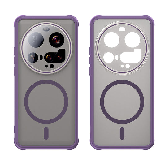 MagSafe-hoes voor Xiaomi 15 Ultra, Techsuit, HaloFrost II, Paars