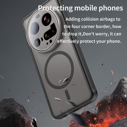 MagSafe-hoes voor Xiaomi 15 Ultra, Techsuit, HaloFrost II, Zwart