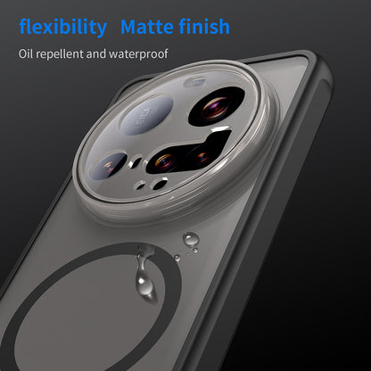 MagSafe-hoes voor Xiaomi 15 Ultra, Techsuit, HaloFrost II, Zwart