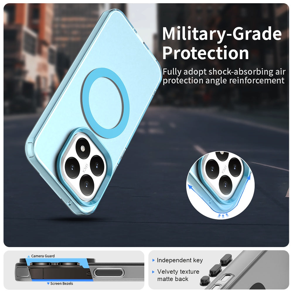 MagSafe hoes voor Xiaomi 15T, Techsuit, CandyCase, Blauw