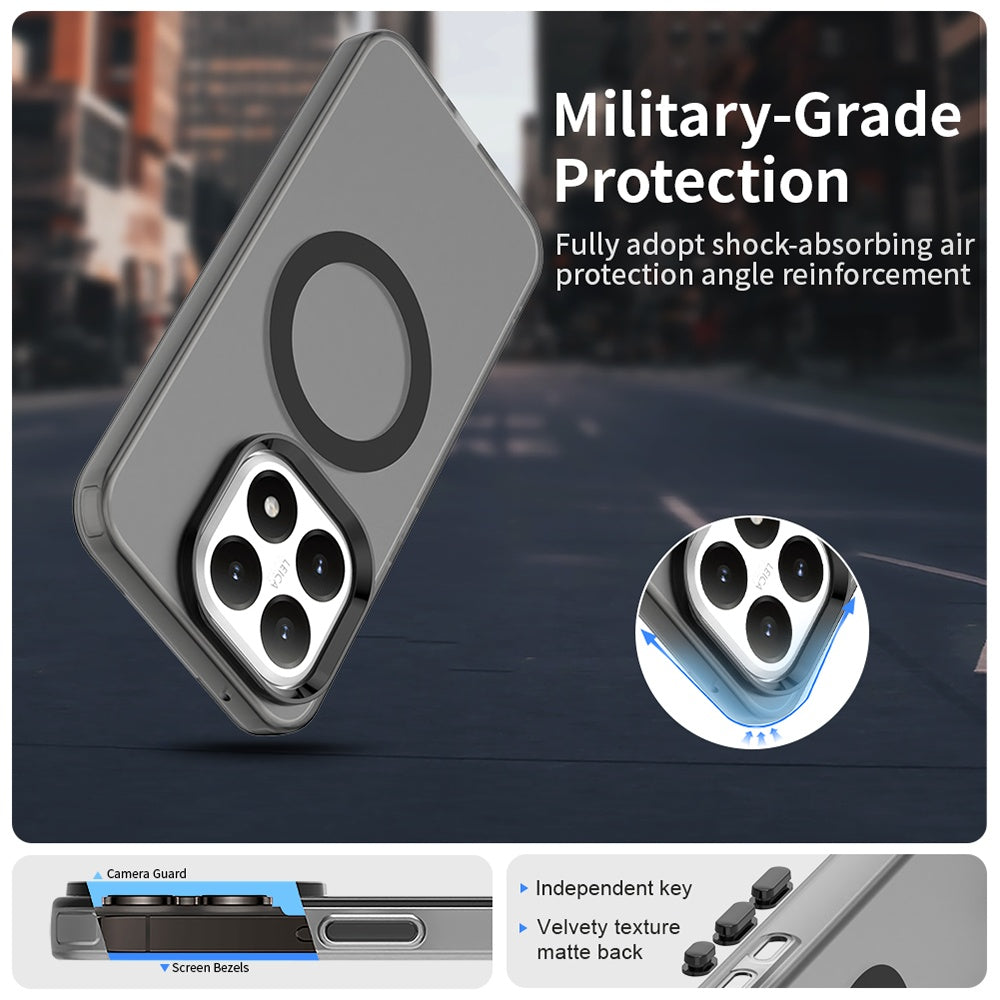 MagSafe hoes voor Xiaomi 15T, Techsuit, CandyCase, Zwart