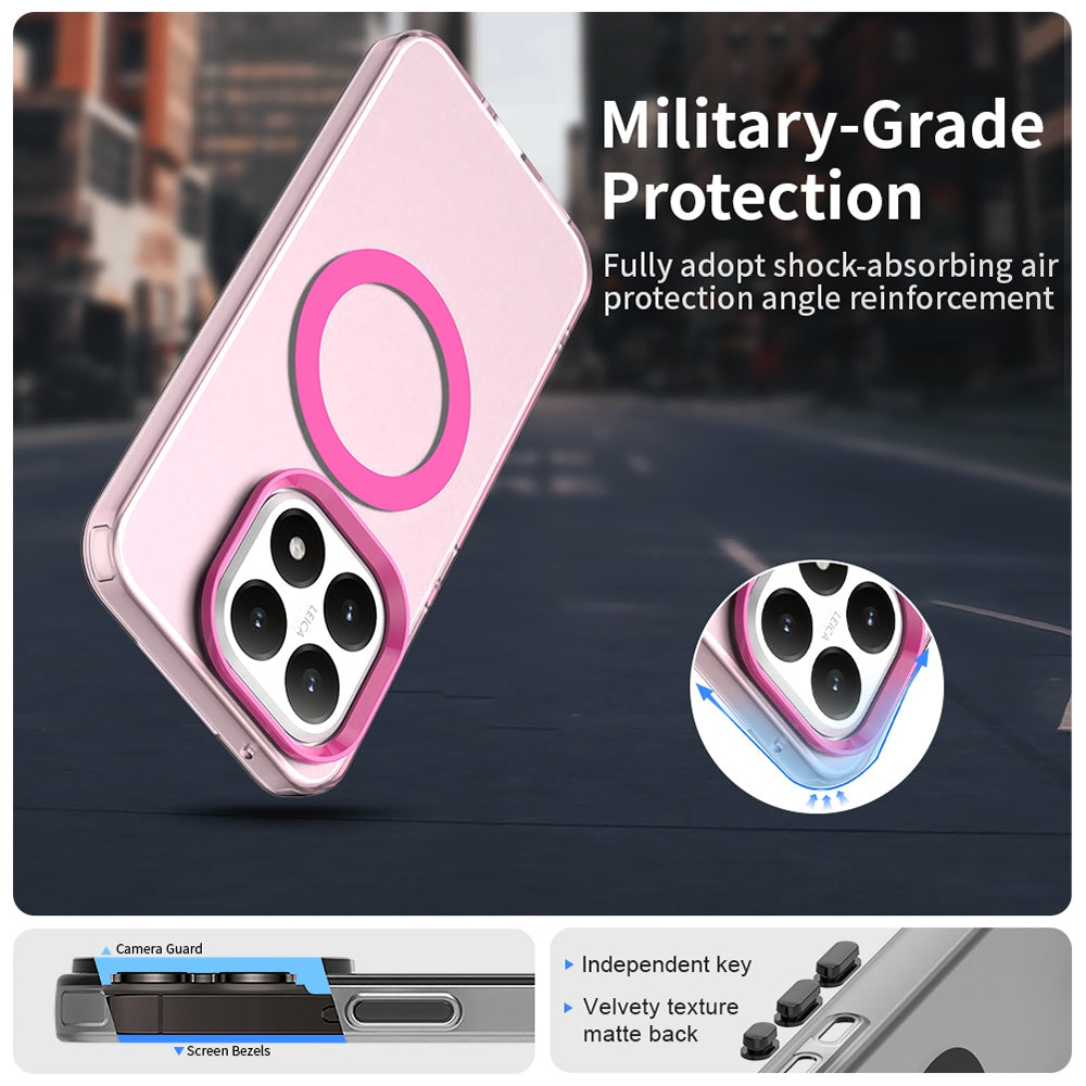 MagSafe hoes voor Xiaomi 15T, Techsuit, CandyCase, Roze