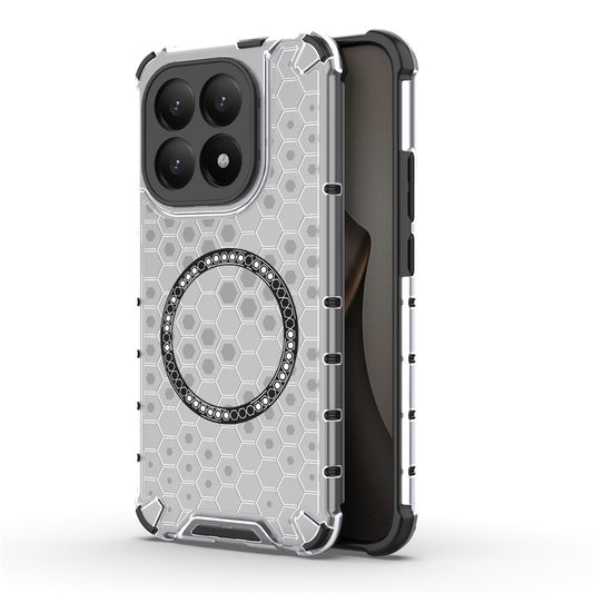 MagSafe hoes voor Xiaomi 15T, Techsuit, HoneyComb Shield, Wit