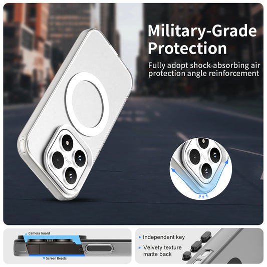 MagSafe hoes voor Xiaomi 17, Techsuit, CandyCase, Wit