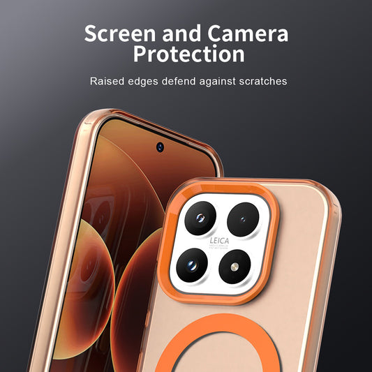 MagSafe hoes voor Xiaomi 17, Techsuit, CandyCase, Oranje