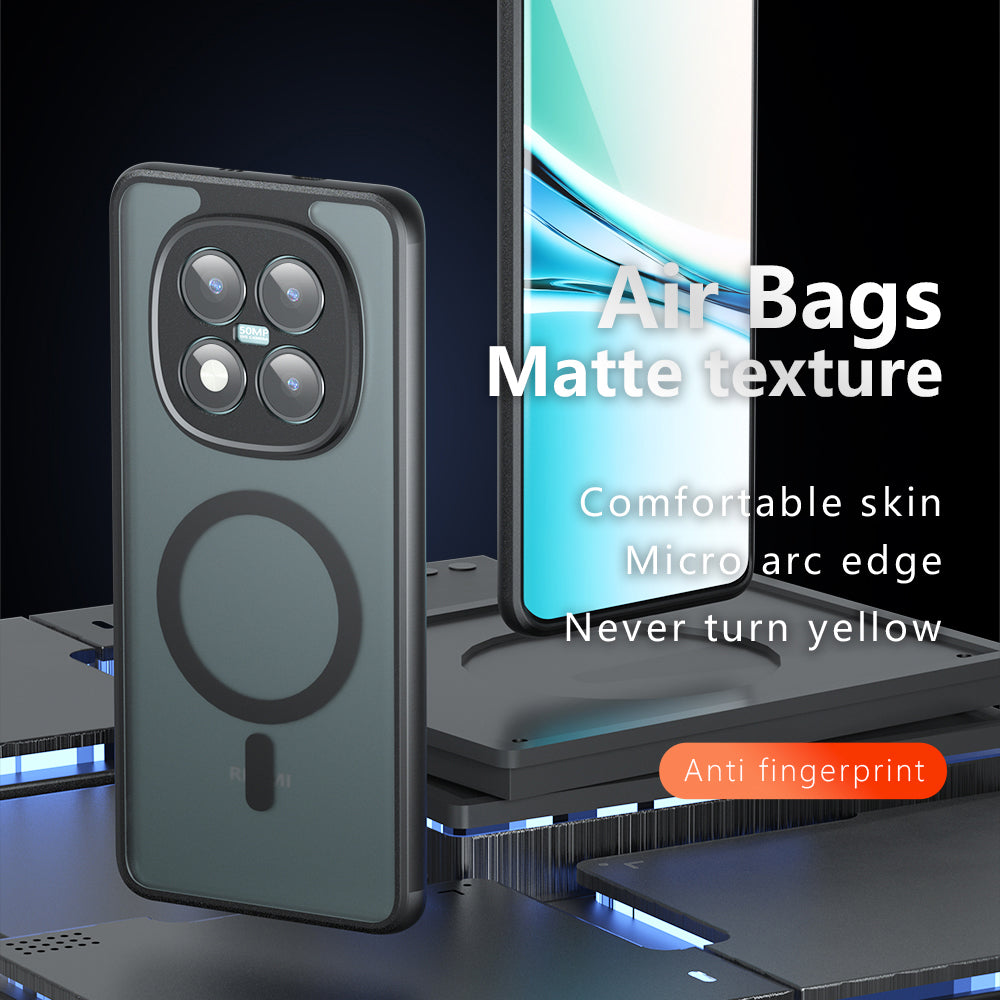 MagSafe hoes voor Xiaomi 17, Techsuit, PureFrost, Satijnzwart