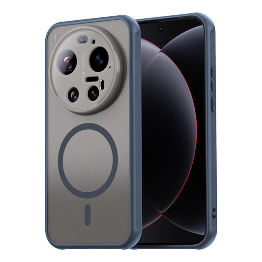 MagSafe hoesje voor Xiaomi 17 Ultra, Techsuit, HaloFrost II, Marineblauw