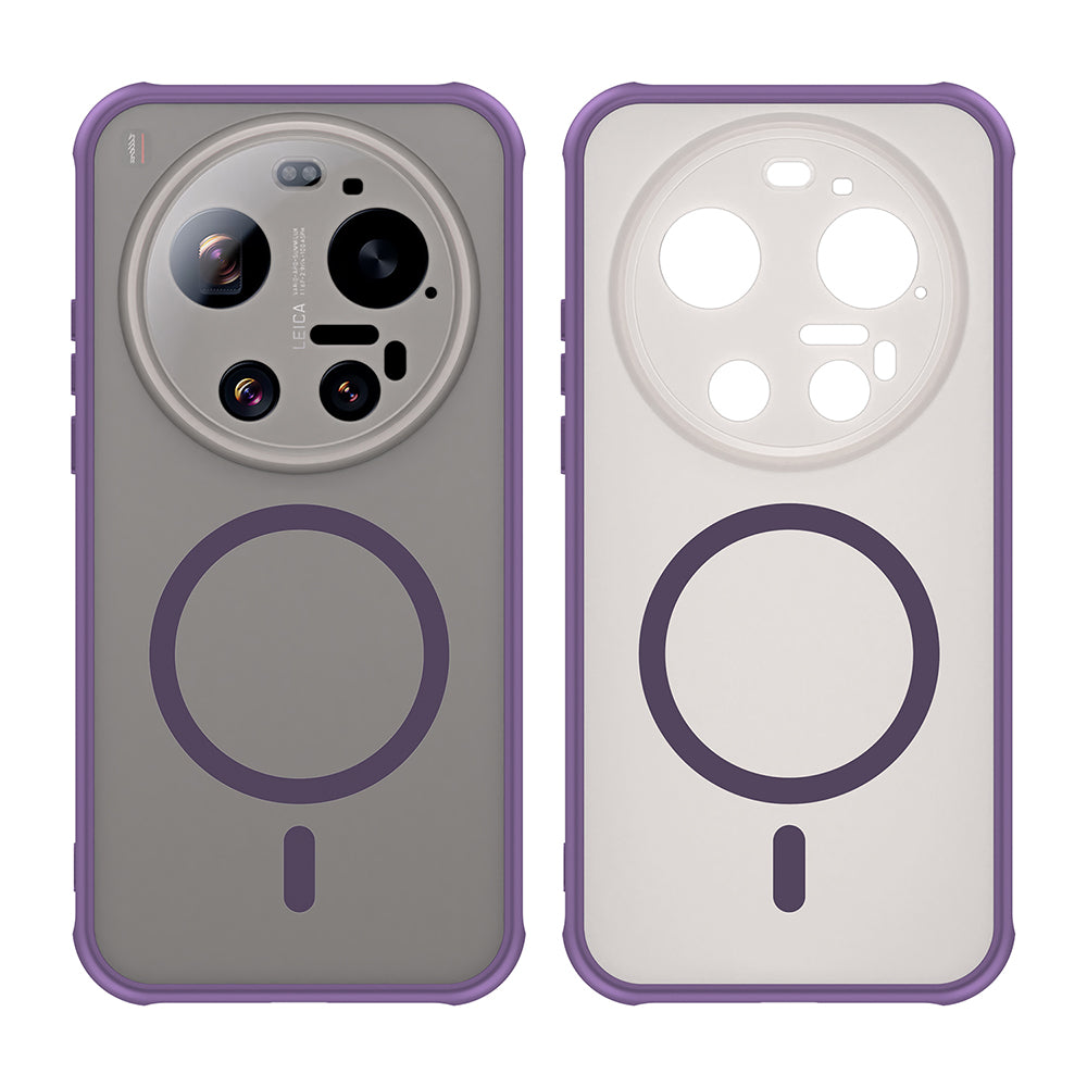 MagSafe hoes voor Xiaomi 17 Ultra, Techsuit, HaloFrost II, Paars