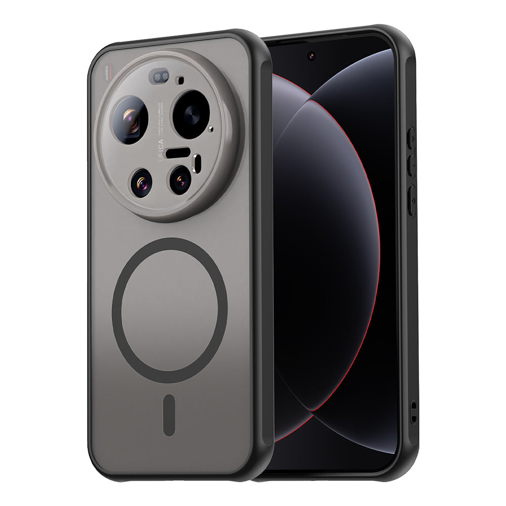 MagSafe hoes voor Xiaomi 17 Ultra, Techsuit, HaloFrost II, Zwart