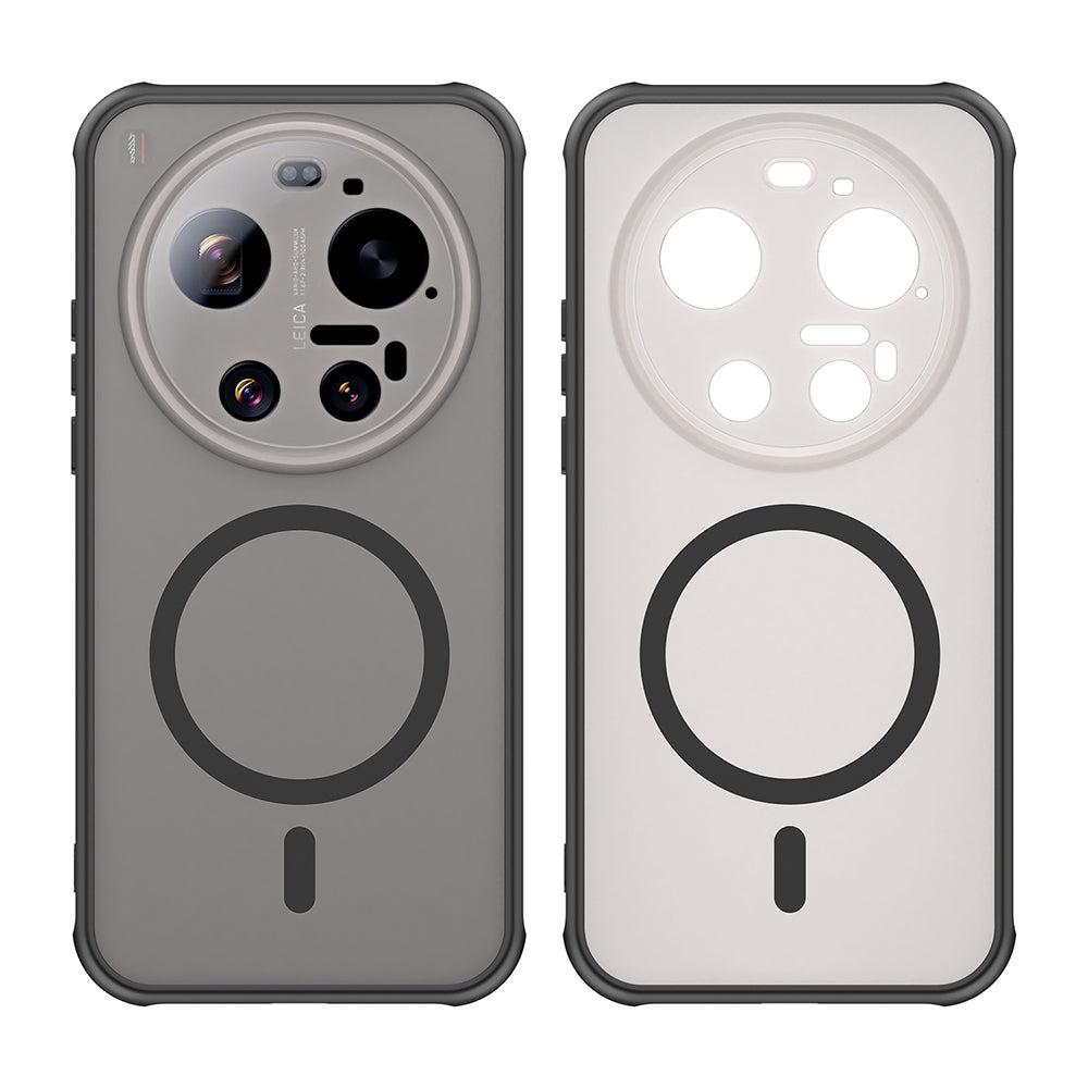 MagSafe hoes voor Xiaomi 17 Ultra, Techsuit, HaloFrost II, Zwart