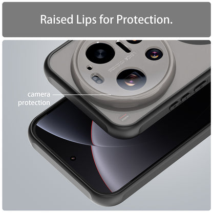 MagSafe hoes voor Xiaomi 17 Ultra, Techsuit, HaloFrost II, Zwart