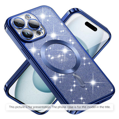 MagSafe-hoes voor Xiaomi 17T Pro, Techsuit, Luxury Glitter, Donkerblauw