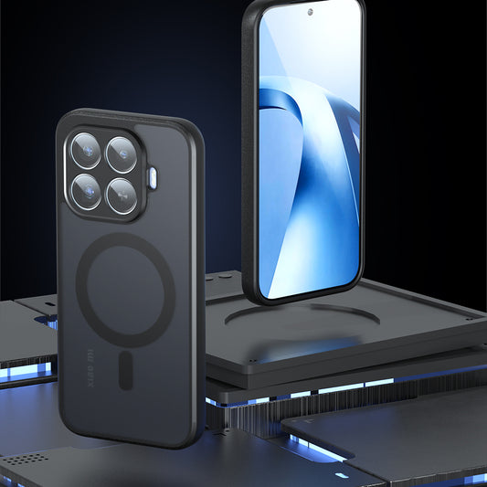 MagSafe-hoes voor Xiaomi 17T Pro, Techsuit, PureFrost, Zwart Satijn