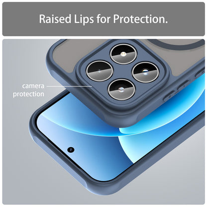 MagSafe-hoes voor Xiaomi 17T, Techsuit, HaloFrost II, Marineblauw
