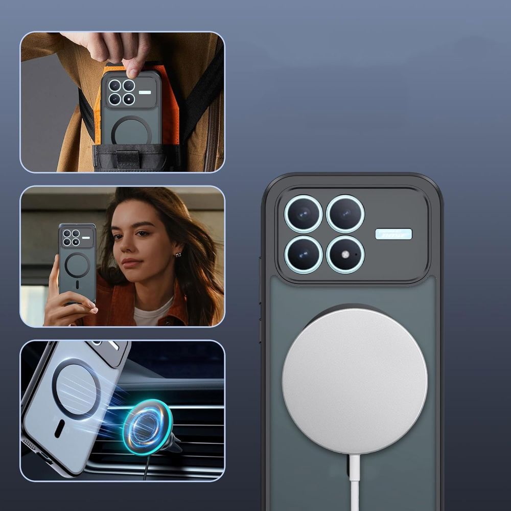 MagSafe Case for Xiaomi Poco F8 Ultra, Tech-Protect, Magmat, Black