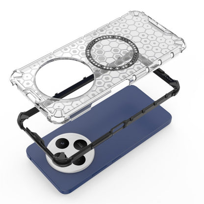 MagSafe-hoes voor Xiaomi Poco C75 / Redmi 14C, Techsuit, HoneyComb Shield, Zwart