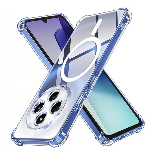 MagSafe-hoes voor Xiaomi Poco C75 / Redmi 14C, Techsuit, Schokbestendig, Transparant